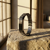 For Fitbit Alta and Alta HR | Glamorous Steel Strap/Band | 4 Colours Available | The later frame from the same window as the previous image: same product, same surface, the sun now lower so the light turns warmer and the window shadows stret