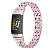 Glamorous Metal Strap for Fitbit Charge 5 & Charge 6