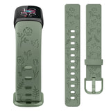 Floral Silicone Fitbit Luxe Strap | 10 Colours Available