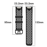 Fitbit Charge 5 Strap | Fitbit Charge 6 Strap | Breathable Silicone Strap (9 Colours Available)