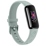 Floral Silicone Fitbit Luxe Strap | 10 Colours Available
