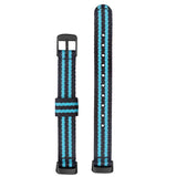 Striped Nylon Fitbit Luxe Strap | 12 Colours Available