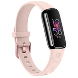 Floral Silicone Fitbit Luxe Strap | 10 Colours Available
