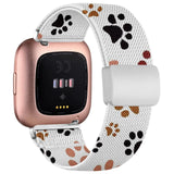 Fitbit Versa Strap | Fitbit Versa 2 Strap | Fitbit Versa Lite Strap | Patterned Nylon Strap/Band | 8 Colours Available