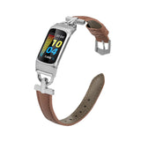 Fitbit Charge 5 Strap | Fitbit Charge 6 Strap | D-Shaped Connector Leather Strap (6 Colours Available)