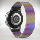 5 Colours Milanese Google Pixel Watch Strap | Continue the same shoot as the previous image: the same piece, the same white sweep, the same bright even light.