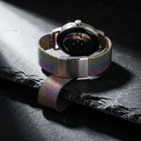 5 Colours Milanese Google Pixel Watch Strap | Use the selected product image as the exact product identity and material reference, not as a composition to copy.