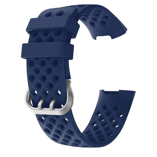 Bracelet De Remplacement élastique En Nylon Pour Fitbit Charge 3/4 – Respirant, Réglable, Sans Boucle – Plusieurs Couleurs