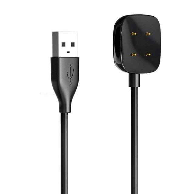 Fitbit Versa 3 Charger 100cm Length USB Cord FitStraps Fitbit Versa 3 Charger 100cm Length Usb Cord Fitstraps