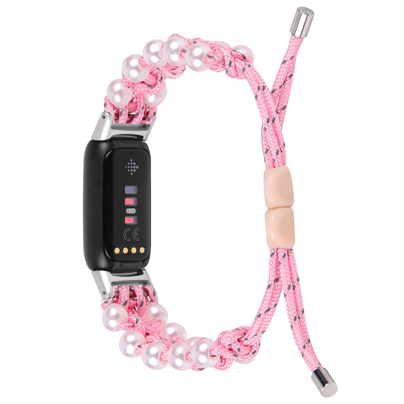 Fitbit Luxe Exquisite Pearl/Fabric Strap | 8 Colours Available – FitStraps™