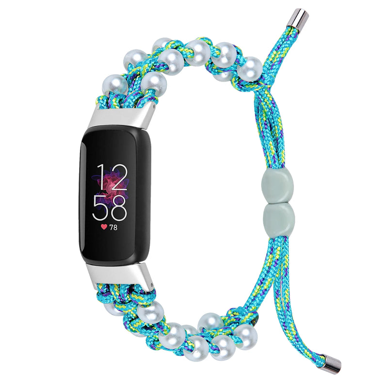 Fitbit Luxe Exquisite Pearl/Fabric Strap | 8 Colours Available – FitStraps™