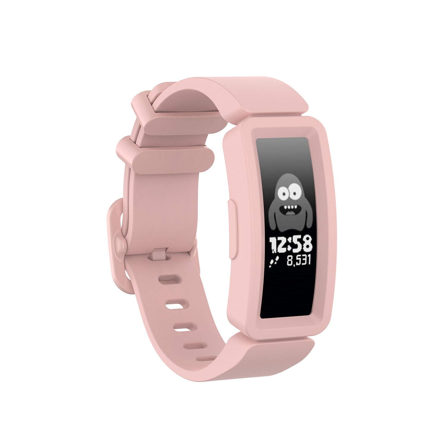 Light Pink Plain Silicone Fitbit Ace 2 Strap/Fitbit Ace 2 Band – FitStraps™