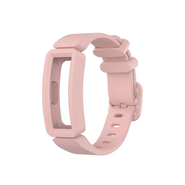 Light Pink Plain Silicone Fitbit Ace 2 Strap/Fitbit Ace 2 Band – FitStraps™