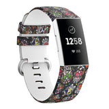 Fitbit Charge 3 Strap | Fitbit Charge 4 Strap | Patterned Silicone Strap | 12 Colours Available