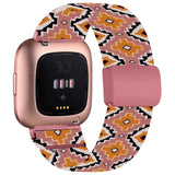 Fitbit Versa Strap | Fitbit Versa 2 Strap | Fitbit Versa Lite Strap | Patterned Nylon Strap/Band | 8 Colours Available