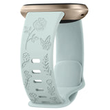Floral Silicone Strap for Fitbit Sense & Versa 3