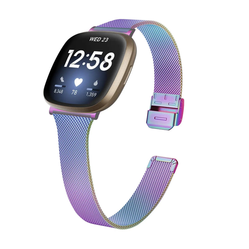 Fitbit Sense 2 Strap | Fitbit Versa 4 Strap | Slim Milanese Strap (7 Colours Available)