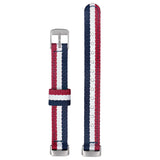 Striped Nylon Fitbit Luxe Strap | 12 Colours Available