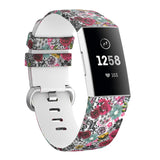 Fitbit Charge 3 Strap | Fitbit Charge 4 Strap | Patterned Silicone Strap | 12 Colours Available
