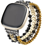 Fitbit Sense 2 Strap | Fitbit Versa 4 Strap | Luxurious Pearl Strap (5 Colours Available)