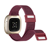 Fitbit Versa Strap | Fitbit Versa 2 Strap | Fitbit Versa Lite Strap | Nylon Silicone Strap/Band (Magnetic Buckle) | 12 Colours Available