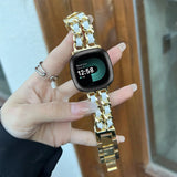 Fitbit Versa Strap | Fitbit Versa 2 Strap | Fitbit Versa Lite Strap | Leather Chain Strap/Band | 10 Colours Available