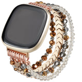 Fitbit Sense 2 Strap | Fitbit Versa 4 Strap | Luxurious Pearl Strap (5 Colours Available)