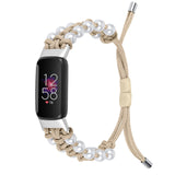 Luxurious Fabric Pearl Strap | Fitbit Inspire 3 Strap | 16 Colours Available