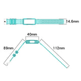 Translucent Silicone Fitbit Luxe Strap | 7 Colours Available