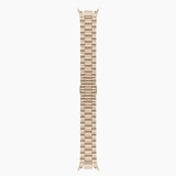 Premium Stainless Steel Link Bracelet Strap for Google Fitbit Edge