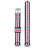 Striped Nylon Fitbit Luxe Strap | 12 Colours Available