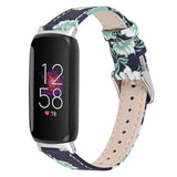 Premium Floral Leather Strap | Fitbit Inspire 3 Strap | 5 Colours Available