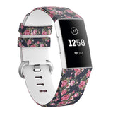 Fitbit Charge 3 Strap | Fitbit Charge 4 Strap | Patterned Silicone Strap | 12 Colours Available