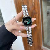 Fitbit Versa Strap | Fitbit Versa 2 Strap | Fitbit Versa Lite Strap | Leather Chain Strap/Band | 10 Colours Available