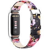Floral Leather Fitbit Luxe Strap | 3 Colours Available