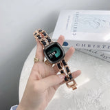 Fitbit Versa Strap | Fitbit Versa 2 Strap | Fitbit Versa Lite Strap | Leather Chain Strap/Band | 10 Colours Available