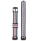 Striped Nylon Fitbit Luxe Strap | 12 Colours Available