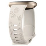 Floral Silicone Strap for Fitbit Sense & Versa 3
